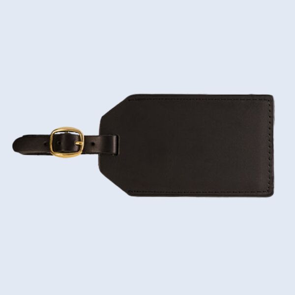Grand Central Luggage Tag Sueded Leather Thumbnail