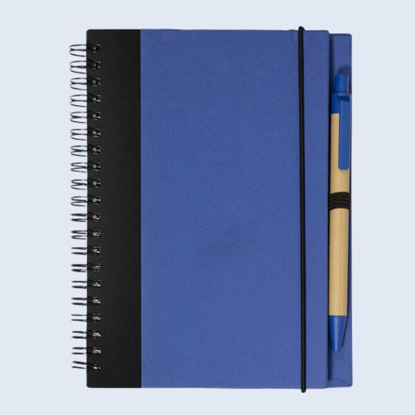 Contrast Paperboard Spiral Notebook & Pen 5.5" X 7.125" Thumbnail