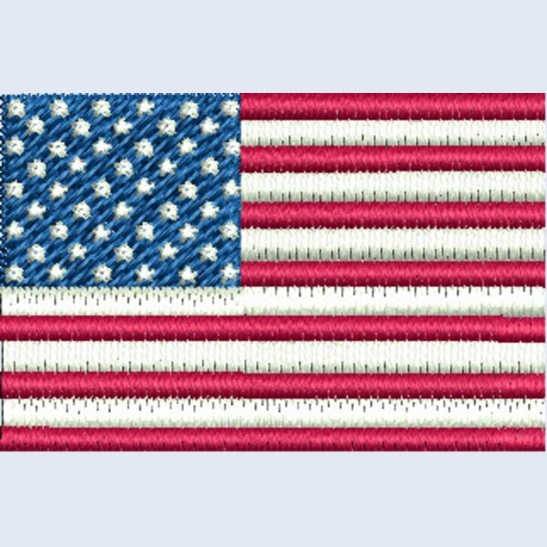 Embroidered US Flag - 350308 Thumbnail