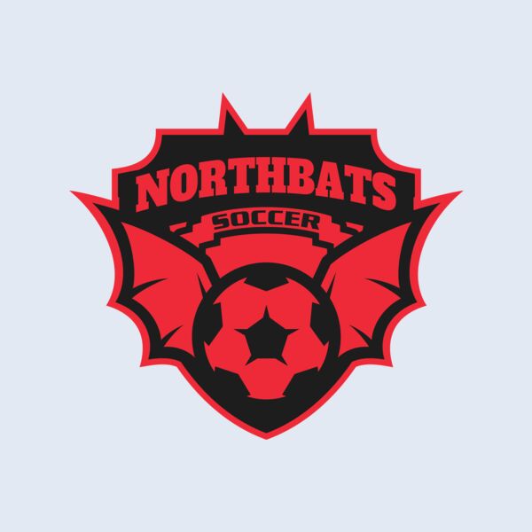 North bats Tournament Soccer logo template Thumbnail