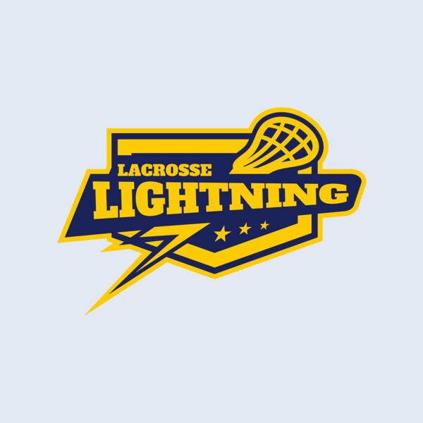 Lightning Lacrosse Logo Template Thumbnail