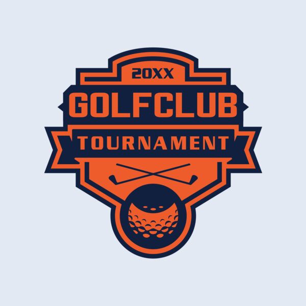 Golf club Tournament logo template 02 Thumbnail