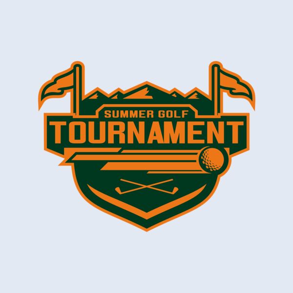 Tournament Summer golf logo template	02 Thumbnail