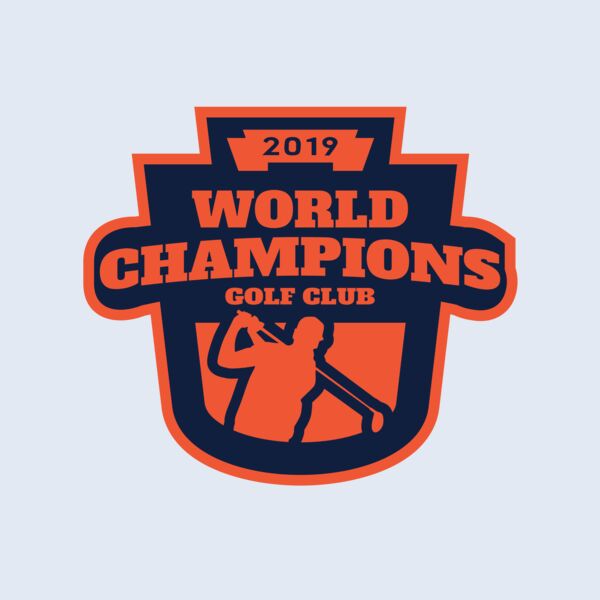 World Champions Golf club logo template Thumbnail