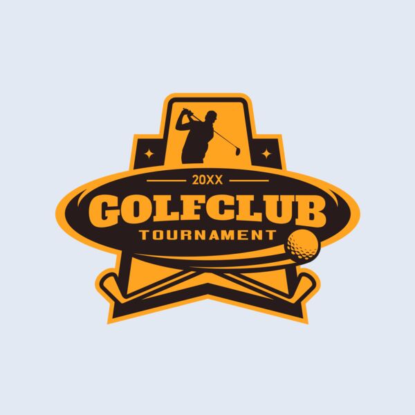 Golf club Tournament logo template 05 Thumbnail