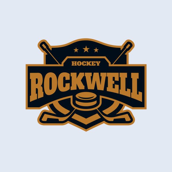 Rockwell Hockey logo template Thumbnail