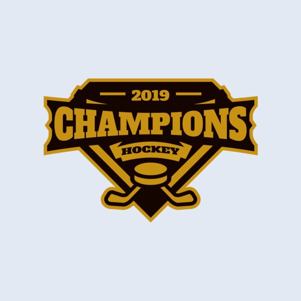 Champions Hockey logo template Thumbnail