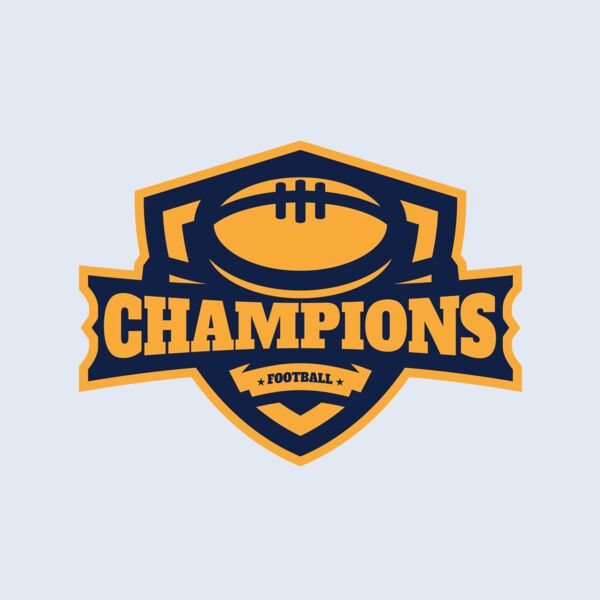 Champions Football logo template Thumbnail