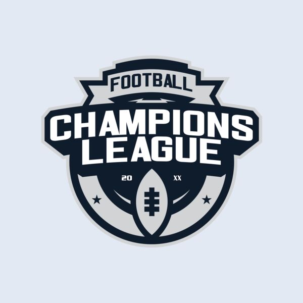 Champions League Football logo template Thumbnail