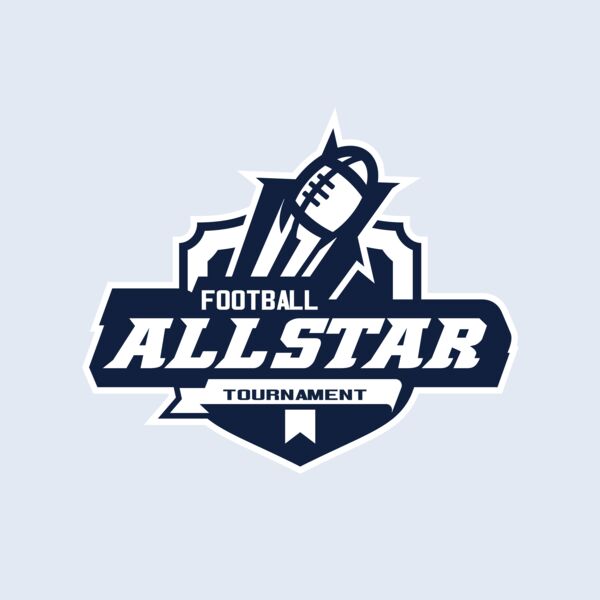Allstar Tournament Football logo template Thumbnail