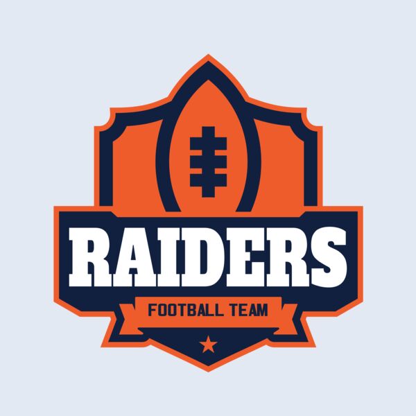 Raiders Football Team logo template Thumbnail