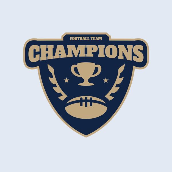 Champions Football Team logo template Thumbnail