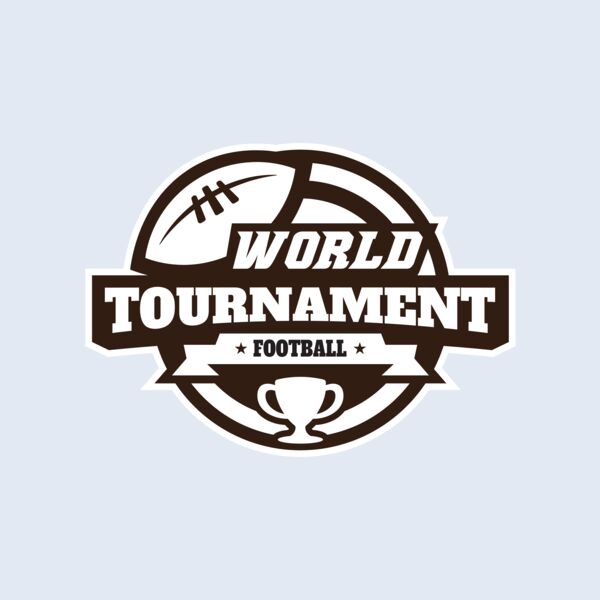 World Tournament Football logo template Thumbnail