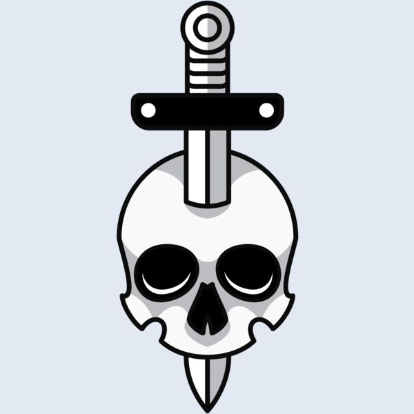 Elements Skull logo template 07 Thumbnail