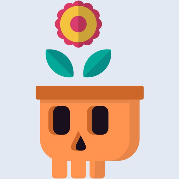 Elements Skull logo template 08 Thumbnail