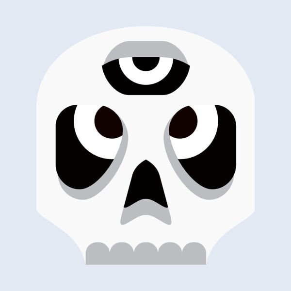 Elements Skulls logo template 18 Thumbnail