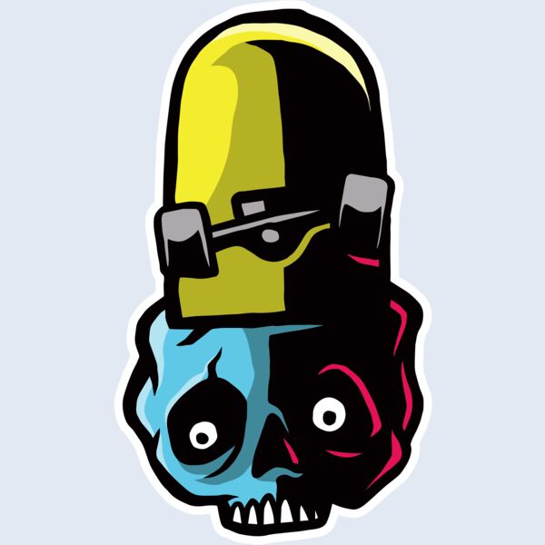 Elements Skulls logo template 105 Thumbnail