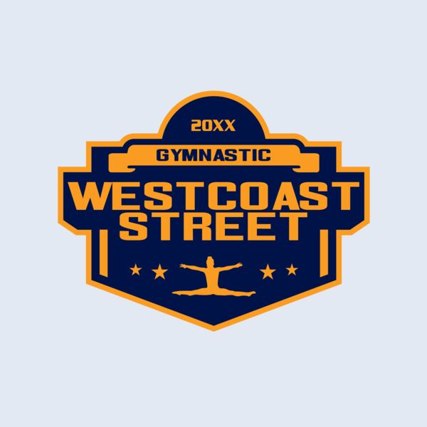 West Coast Street Gymnastic logo template 02 Thumbnail