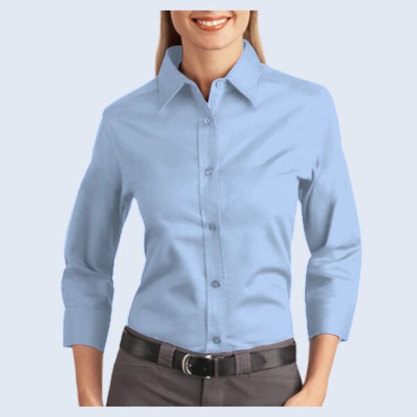 Ladies-3/4 Sleeve Easy Care Shirt Thumbnail