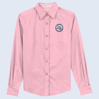 L608 - Ladies Long Sleeve Easy Care Shirt Thumbnail