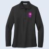 Ladies-Lg Sleeve Silk Touch™ Polo Thumbnail