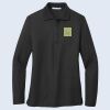 Ladies-Lg Sleeve Silk Touch™ Polo Thumbnail