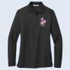 Ladies-Lg Sleeve Silk Touch™ Polo Thumbnail