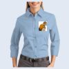 Ladies-3/4 Sleeve Easy Care Shirt Thumbnail