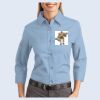 Ladies-3/4 Sleeve Easy Care Shirt Thumbnail