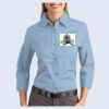Ladies-3/4 Sleeve Easy Care Shirt Thumbnail