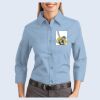 Ladies-3/4 Sleeve Easy Care Shirt Thumbnail
