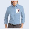Ladies-3/4 Sleeve Easy Care Shirt Thumbnail