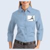 Ladies-3/4 Sleeve Easy Care Shirt Thumbnail
