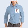 Ladies-3/4 Sleeve Easy Care Shirt Thumbnail