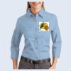 Ladies-3/4 Sleeve Easy Care Shirt Thumbnail
