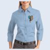 Ladies-3/4 Sleeve Easy Care Shirt Thumbnail
