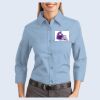 Ladies-3/4 Sleeve Easy Care Shirt Thumbnail