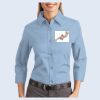Ladies-3/4 Sleeve Easy Care Shirt Thumbnail