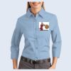 Ladies-3/4 Sleeve Easy Care Shirt Thumbnail