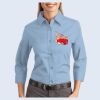 Ladies-3/4 Sleeve Easy Care Shirt Thumbnail