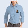Ladies-3/4 Sleeve Easy Care Shirt Thumbnail