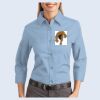 Ladies-3/4 Sleeve Easy Care Shirt Thumbnail