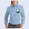 Ladies-3/4 Sleeve Easy Care Shirt Thumbnail