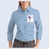 Ladies-3/4 Sleeve Easy Care Shirt Thumbnail
