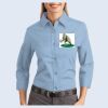 Ladies-3/4 Sleeve Easy Care Shirt Thumbnail