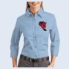 Ladies-3/4 Sleeve Easy Care Shirt Thumbnail