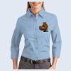 Ladies-3/4 Sleeve Easy Care Shirt Thumbnail