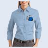 Ladies-3/4 Sleeve Easy Care Shirt Thumbnail