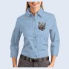 Ladies-3/4 Sleeve Easy Care Shirt Thumbnail