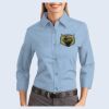 Ladies-3/4 Sleeve Easy Care Shirt Thumbnail